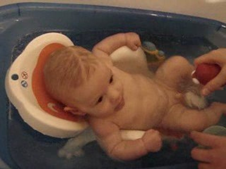 Le bain de Sacha