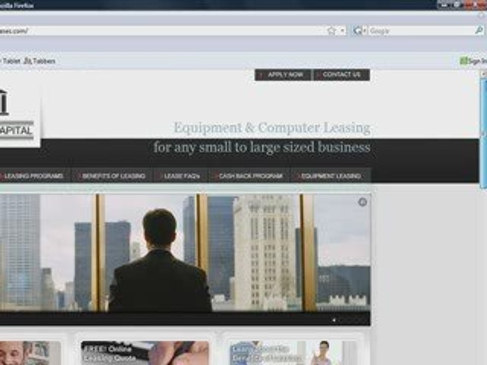 Keystoneleases.com Website - Financing for your equipment