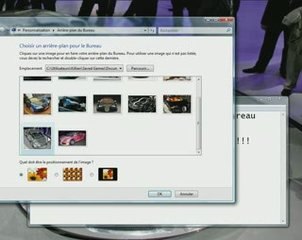 Changer fond d'ecran