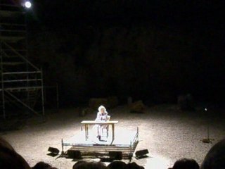 Jeanne Moreau à la Carrière de Boulbon