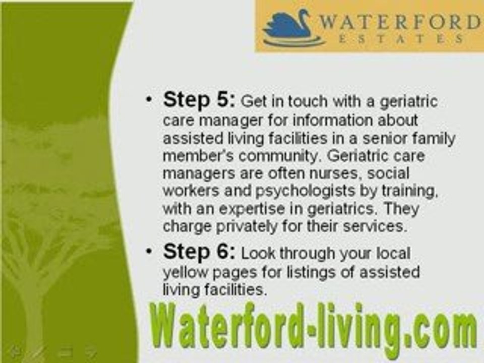 How To Find An Assisted Living Facility For A Senior.avi