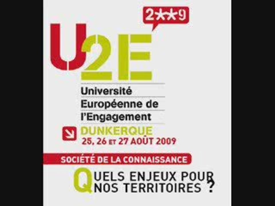 Université Européenne de l'Engagement Afev 2009