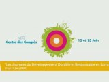 Journées du Développement Durable et Responsable en Lorraine