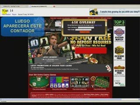 IMPRESIONANTE..Tutorial. Gana 1 dolar por click PTC - Ganar