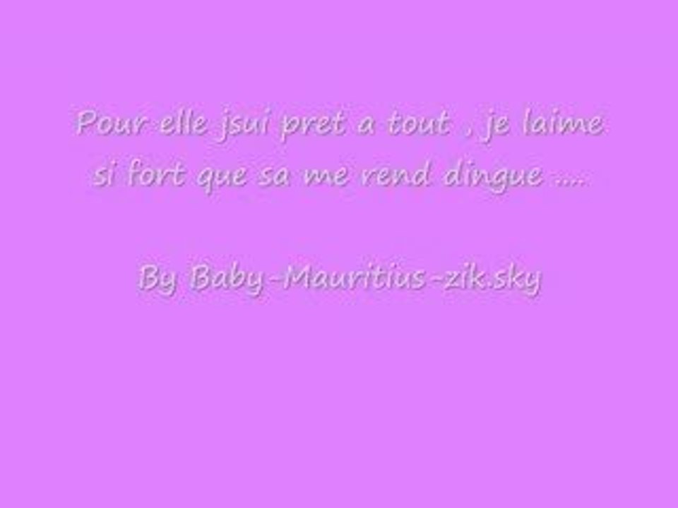 Pour elle jsui pret a tout , je laime si fort que sa me rend