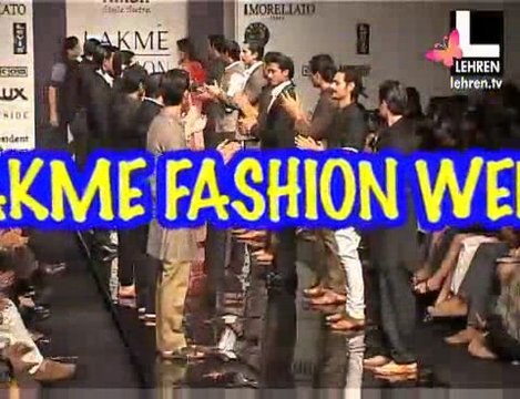 Sameera and Kim Sharma on the Ramp