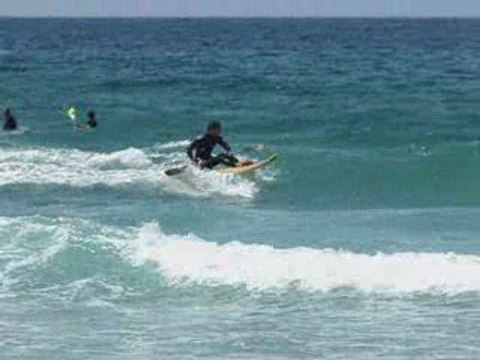 wave-ski à la baie des trépassés