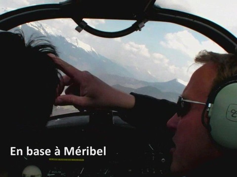 35 minutes en vol à Méribel