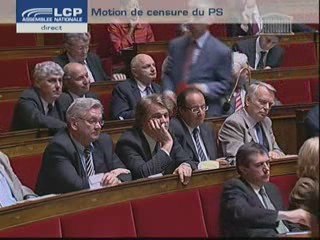 Débat sur la motion de censure déposée par ps