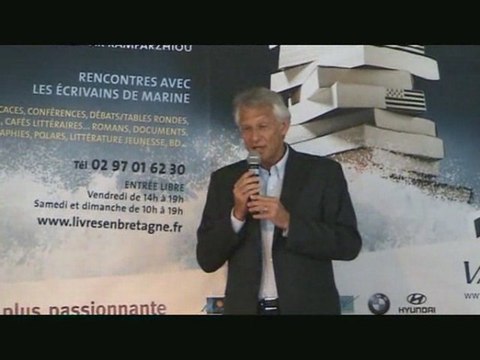 Salon du livre - Vannes 2009 - Dominique de Villepin - Obama