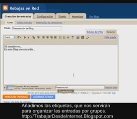 Tutorial Trabajar desde internet(III) - Crear una entrada