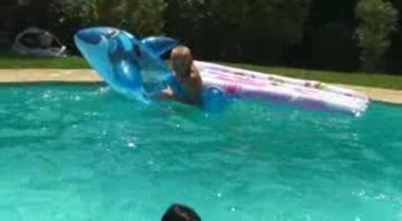Alain à la piscine