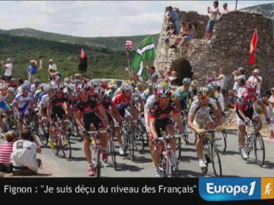 Laurent Fignon : "Je suis déçu par le niveau de...