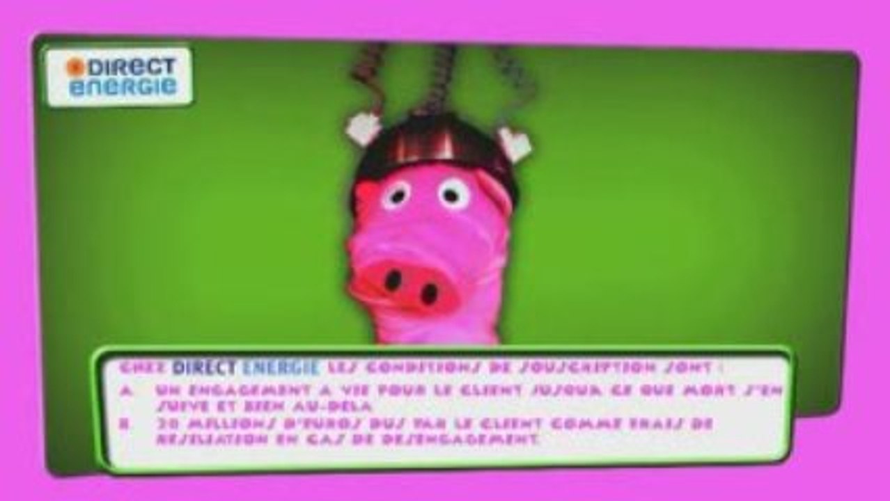Direct Energie vue par Robert la marionnette