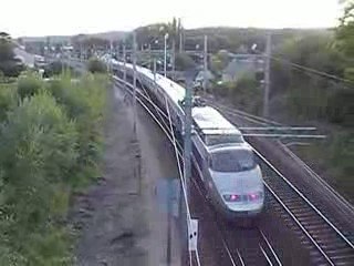 Passage du TGV Dijon-Cherbourg !