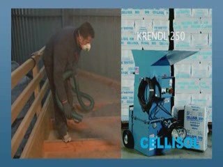 technique d'application ouate de cellulose