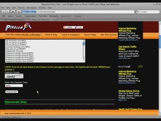 The importance of Pinging the sites