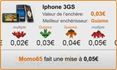 Le principe des enchères inversées
