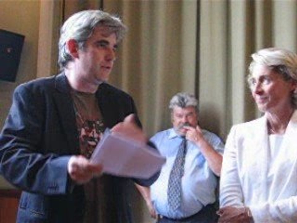 Départ Marc Védrine avec C. Cayeux à Beauvais Asca