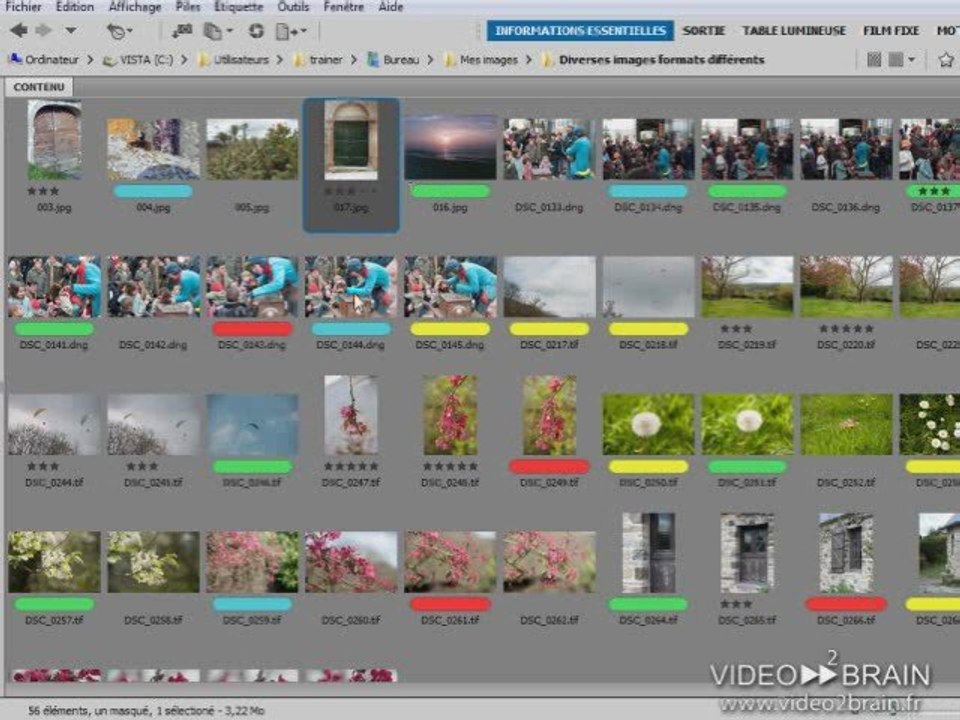 Camera Raw : Trier ses photos, par critéres ou manuellement