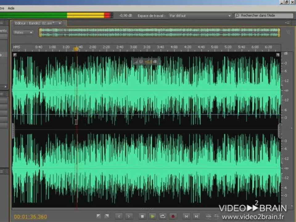 Soundbooth CS4 : Egaliser le volume