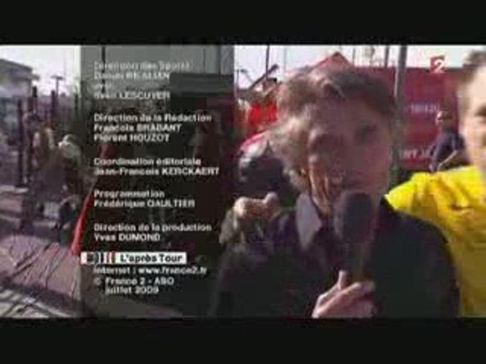 Remi Gaillard s'incruste au tour de france 2009