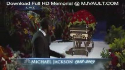 Michael Jackson Memorial Service "Gone Too Soon" by Usher