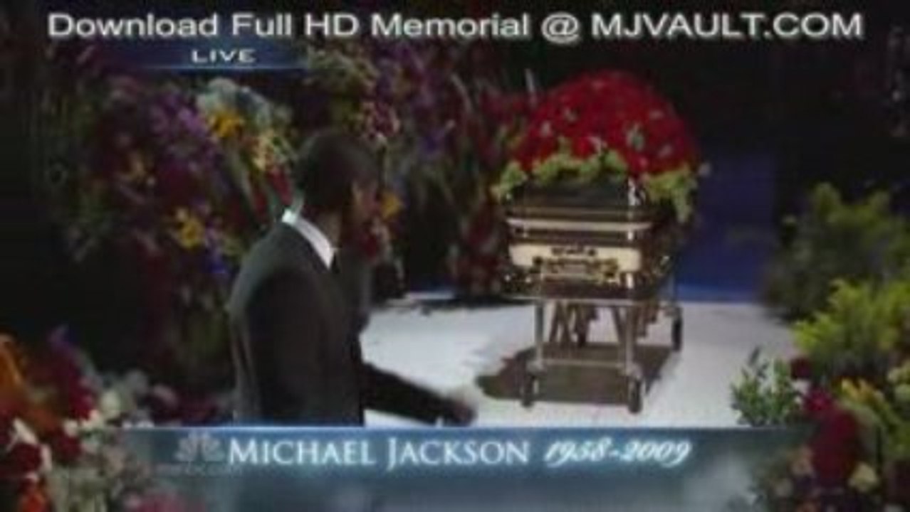 Michael Jackson Memorial Service "Gone Too Soon" by Usher