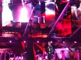 Johnny Hallyday en concert à Béziers