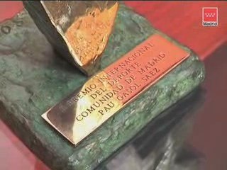 Pau Gasol, Premio Internacional del Deporte de Madrid