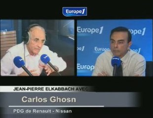 Carlos Ghosn : "La voiture électrique est un pari"