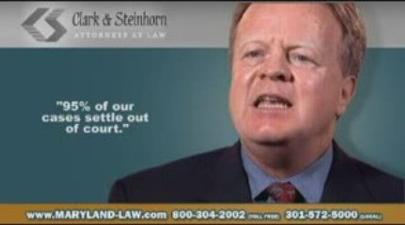 Maryland Accident Lawyer: Do I Have to Go To Trial?