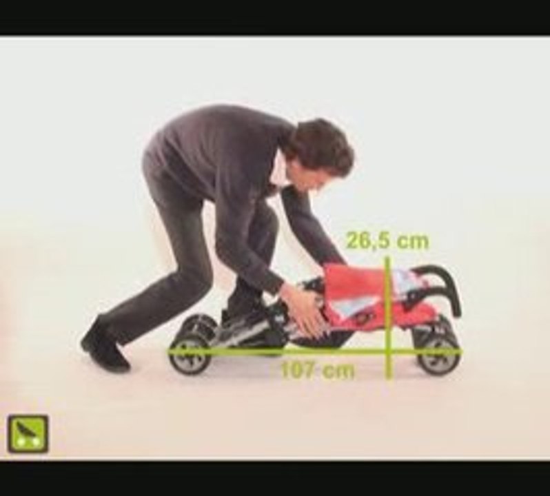 Poussette-Magazine : pliage de la Chicco CT 0.5