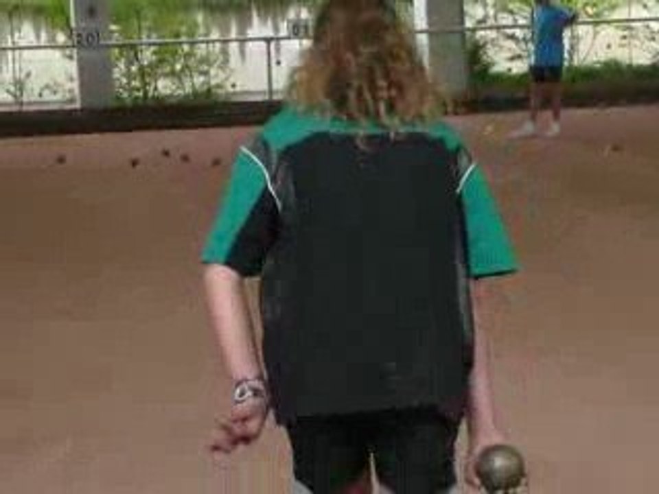 Moi au chapionnat rhone alpes de boules lyonnaises