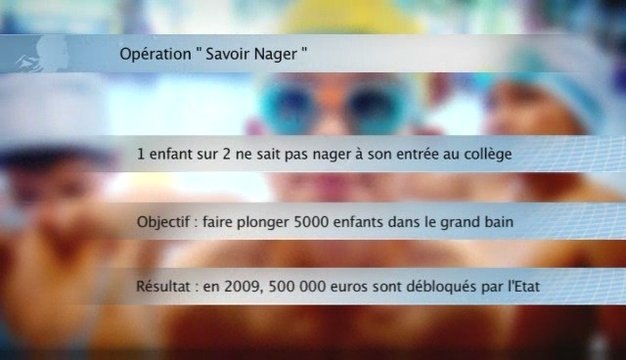 Opération Savoir nager 2009