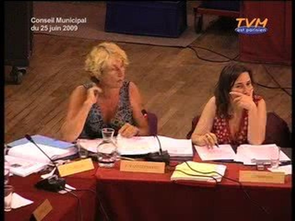 CONSEIL MUNICIPAL MONTREUIL (25/06/2009) - 54/54 (ouf !)