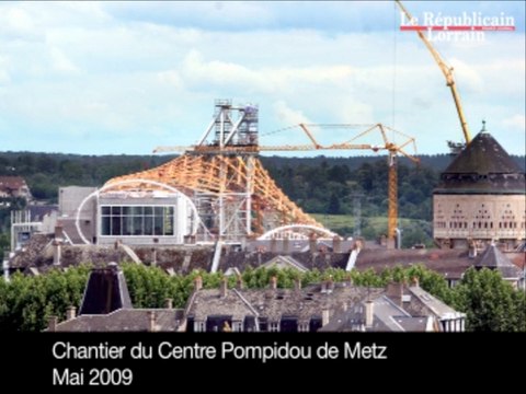 Le Centre Pompidou de Metz avant l'ouverture