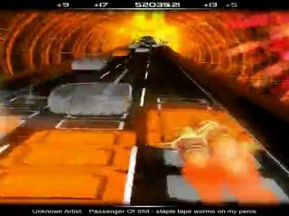 Audiosurf_ Passenger of Shit - Staple Tape Worms On My Penis