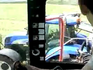 Battage de pois vidage de trémie