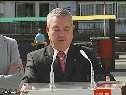 Acto electoral del PSE en Lasarte-Oria (Gipuzkoa)