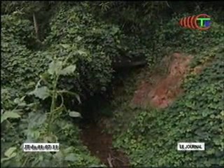 Le pont sur la rivière Massoukou à Makabana hors d’usage