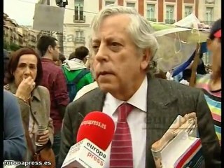 Los 'Acampados de Sol' se niegan a abandonar la concentració