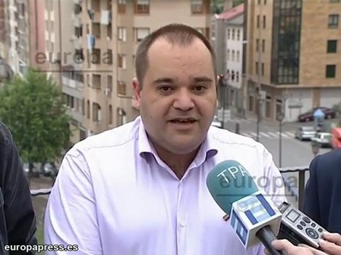 Jesús Iglesias en un acto en Cangas de Narcea