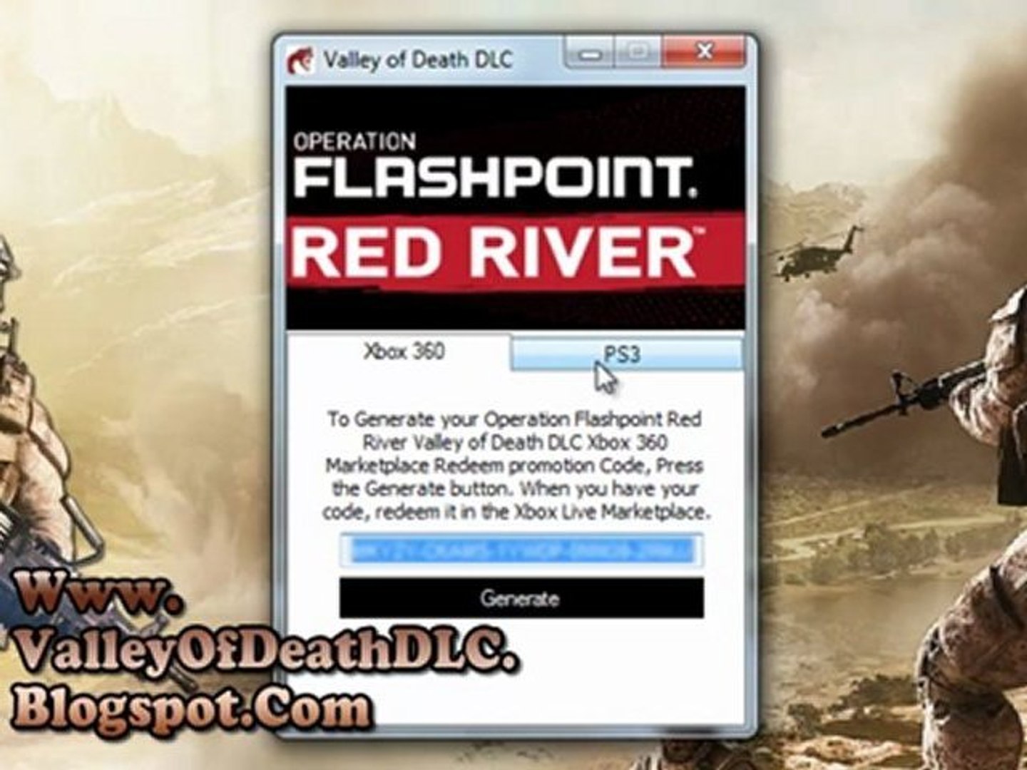Install Operation Flashpoint Red River Valley of Death DLC Free on Xbox 360  - PS3 - video Dailymotion