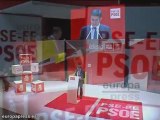 Acto electoral del PSE-EE celebrado en Bilbao