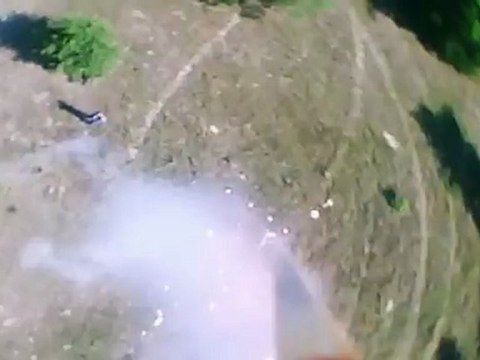 Wide Angle Camera Mounted Firework POV