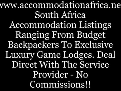 Accommodation South Africa, Travel South Africa, Budget accommodation South Africa, Luxury Accommodation South Africa