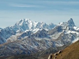Monte Bianco - Mont Blanc.   italy - France