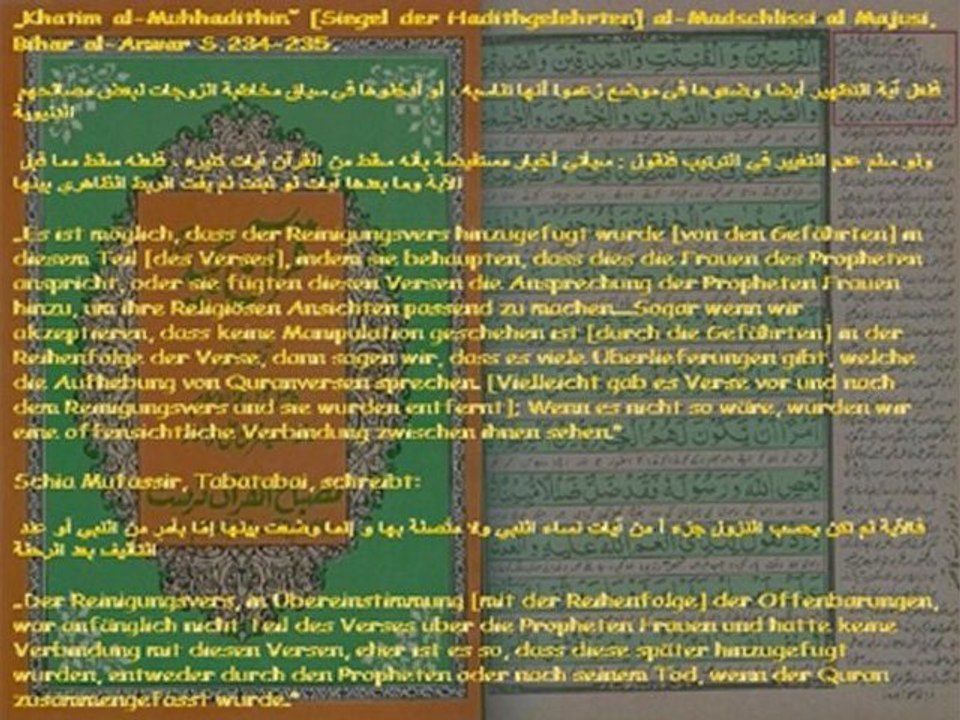 Bala&Dmhwir widerlegen die Unfehlbarkeit der Imame. Antwort auf AlBatul2009 5/15