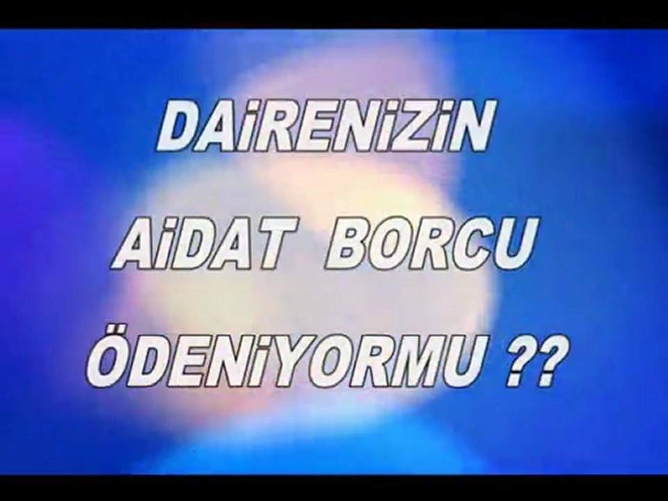AİDAT TABLOSU
